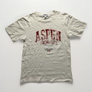 Suburban Riot Aspen Hiking Club T Shirt XS Heather Cream Outdoor Casual Tee